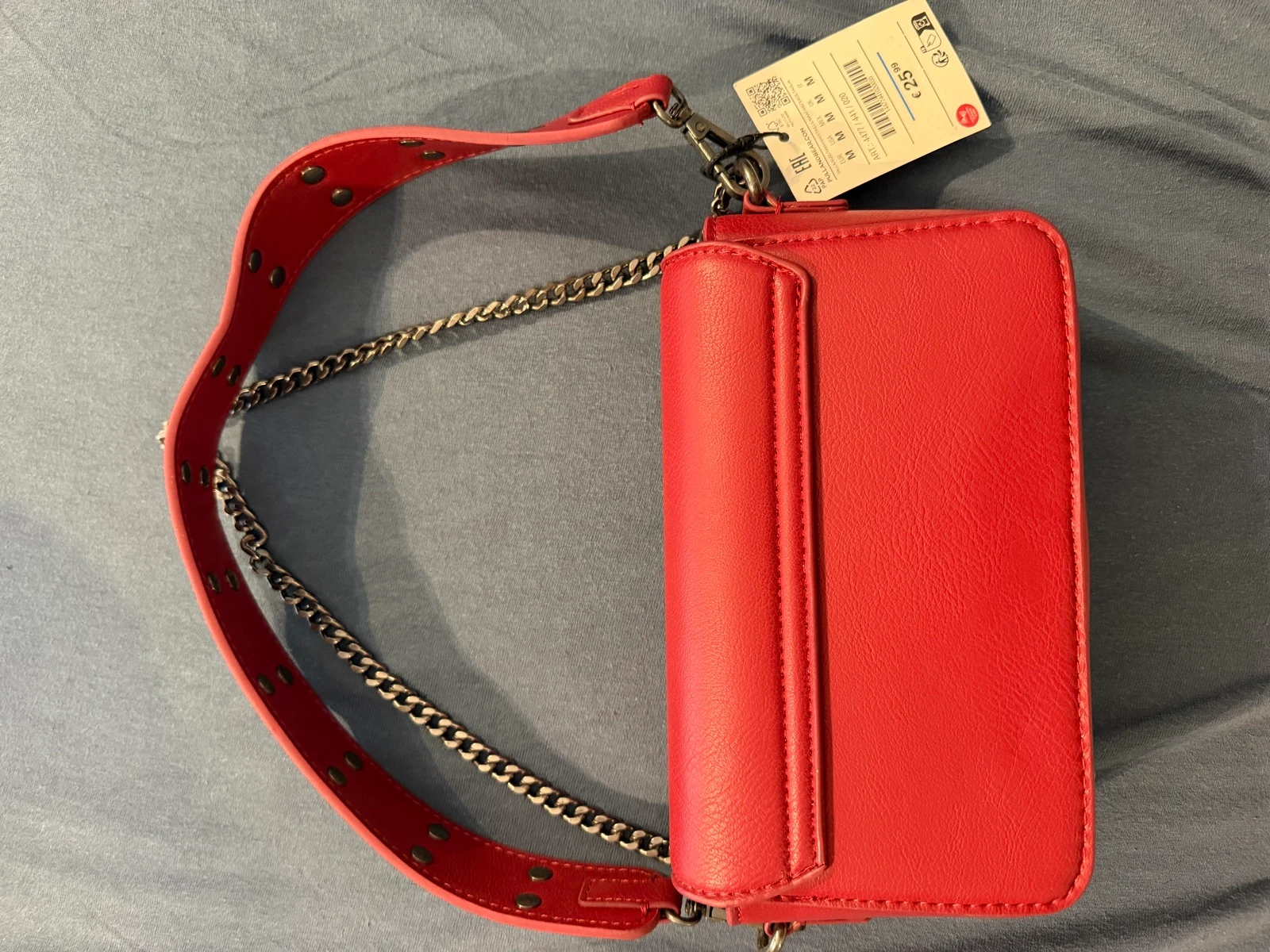 Bolso cruzado rojo burdeos – photo 5